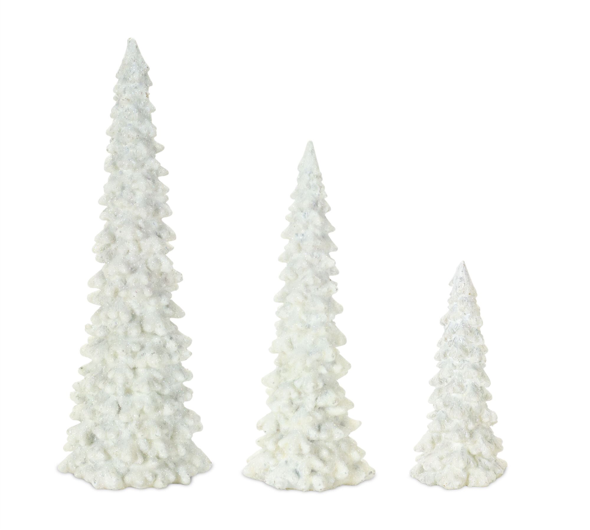 Off-White Tabletop Holiday Tree (Set of 6), BEIGE, alternate image number 2