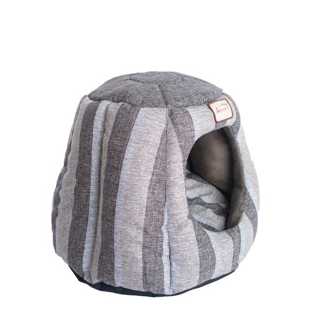 Cat Cave Bed, Gray and Silver, , alternate image number 5