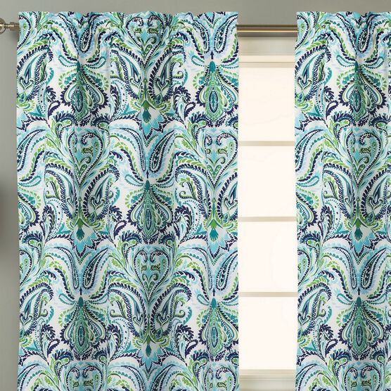 Provence Paisley Window Panel Pair, , on-hover image number null