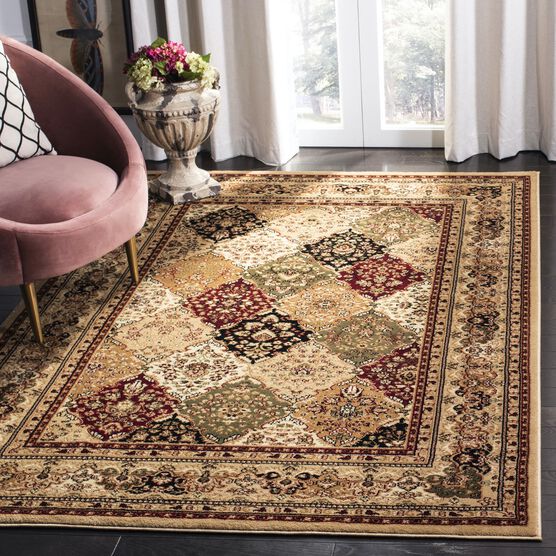 Lyndhurst 221 Multi / Beige 2'-3" X 4' Accent Rug, , on-hover image number null
