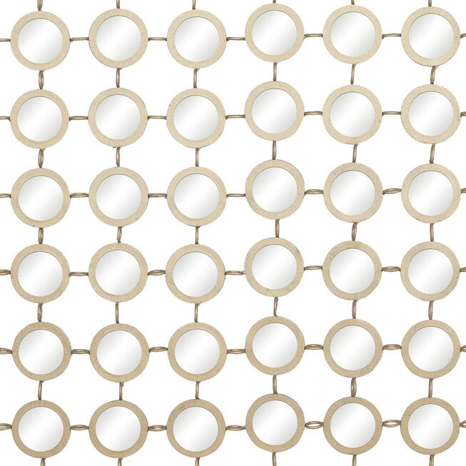 Gold Glam Metal Wall Mirror, , alternate image number null