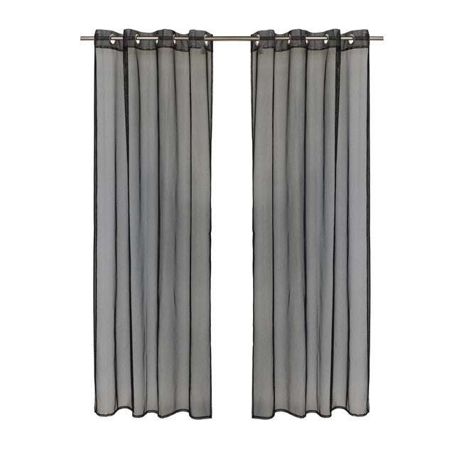 No Se'Em Sheer Grommet Outdoor Curtain Panel, , on-hover image number 1