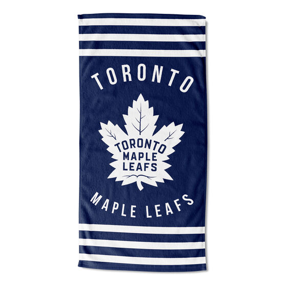 Maple Leafs Stripes Beach Towel, MULTI, hi-res image number null