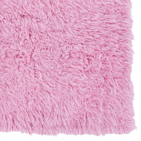 Flokati Pastel Pink Rug, , alternate image number null
