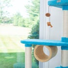 Real Wood 61" Cat Climber Junggle Tree With Platforms, , alternate image number null
