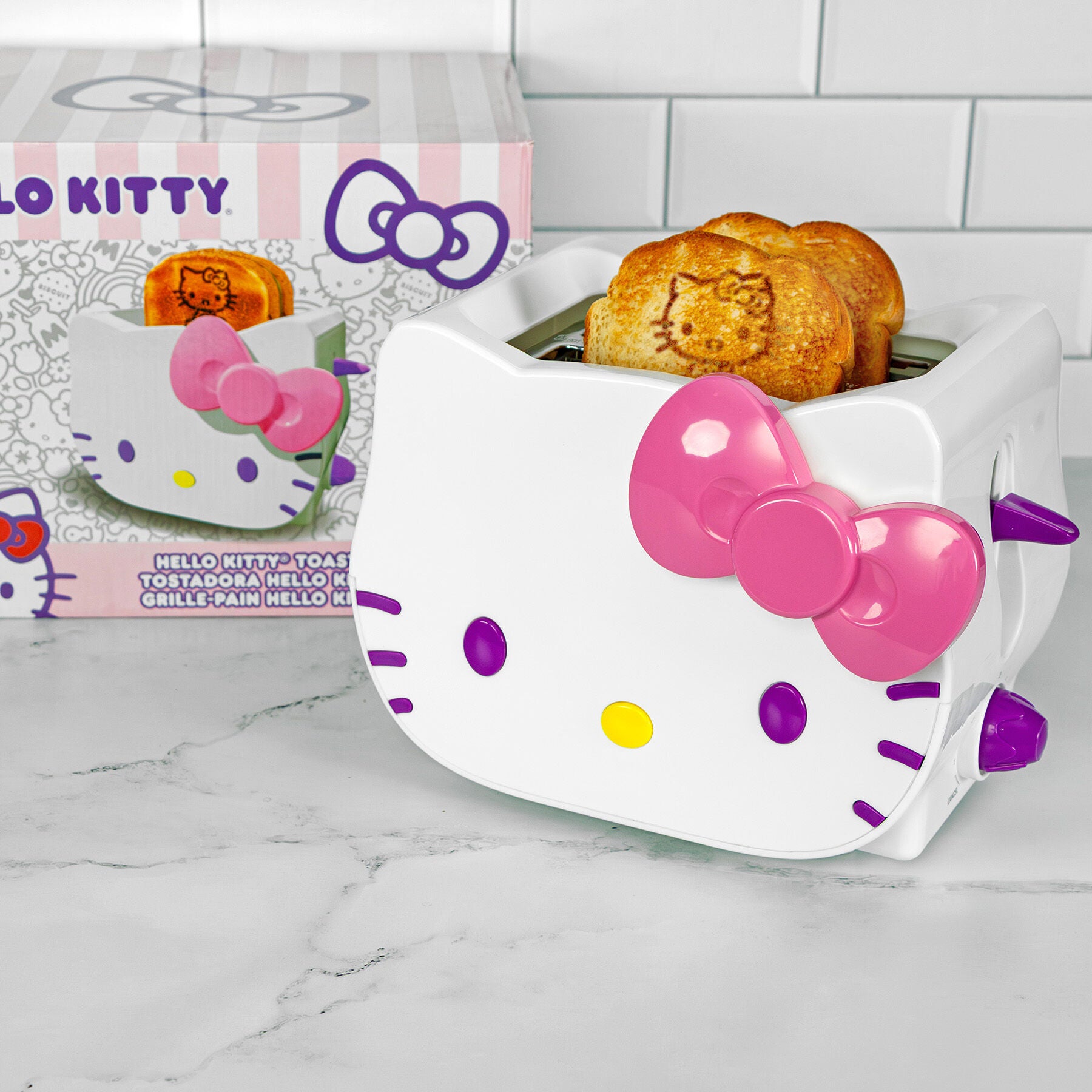 Hello Kitty 3D Deluxe Toaster, WHITE, alternate image number 3
