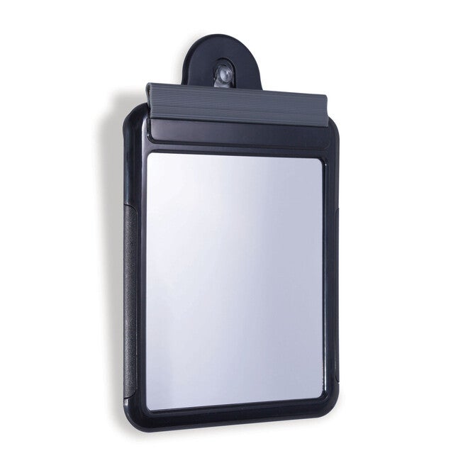 Travel Water Shaving Mirror, BLACK, hi-res image number null