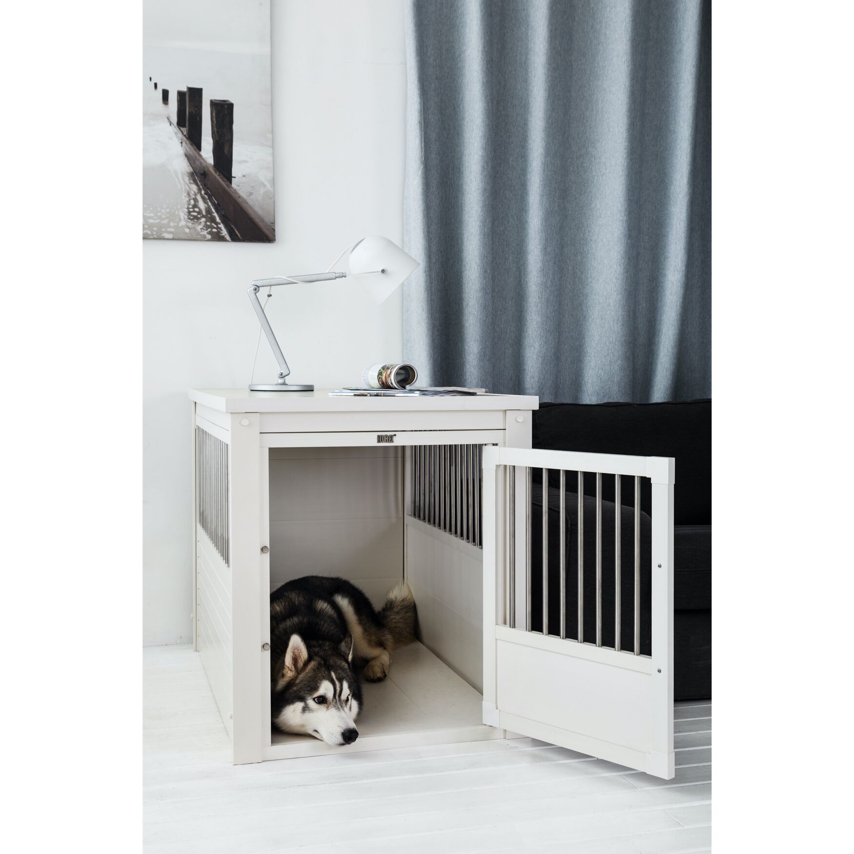 InnPlace&trade; Pet Crate & End Table, Large, , on-hover image number 1