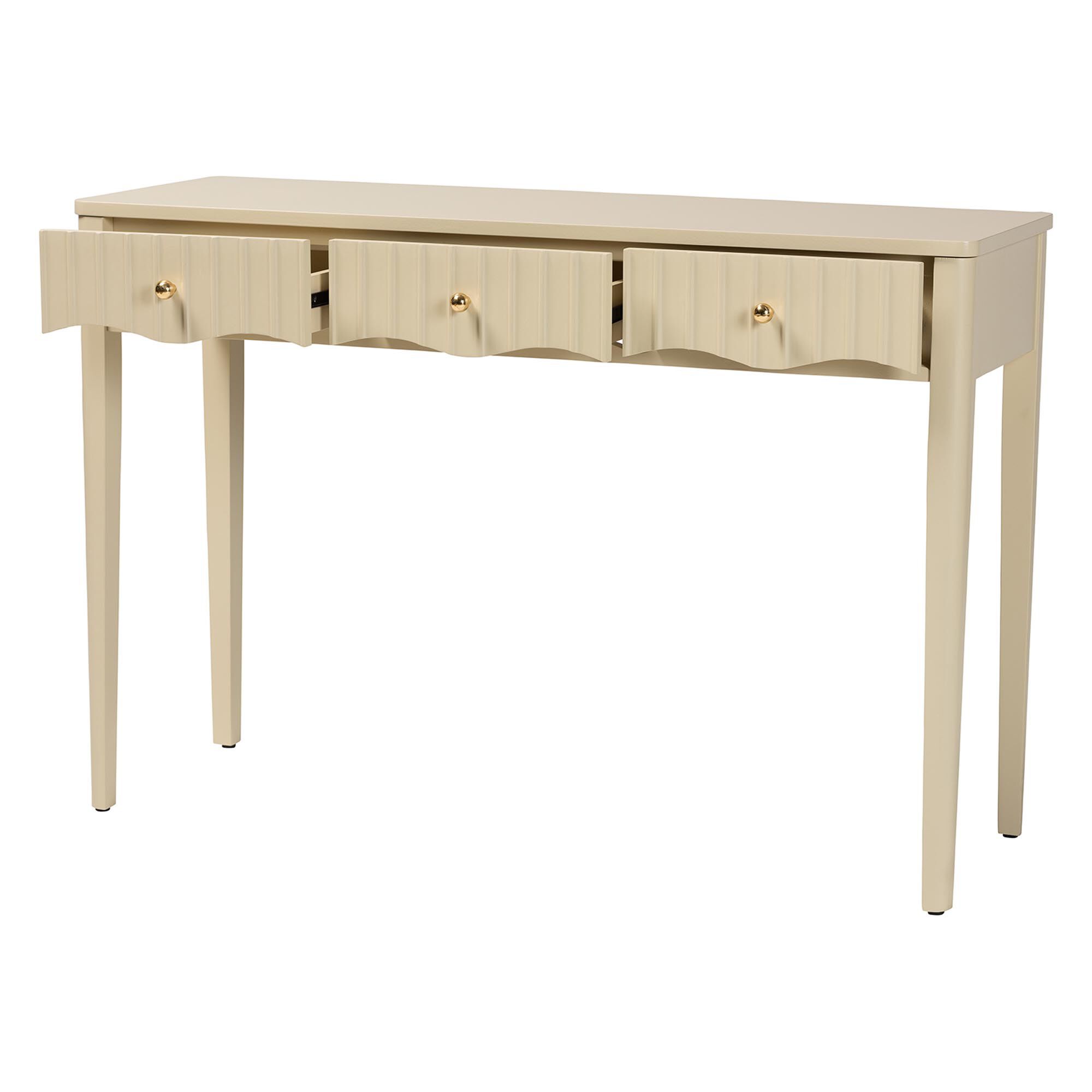 Leeba Console Table, BEIGE, alternate image number 2