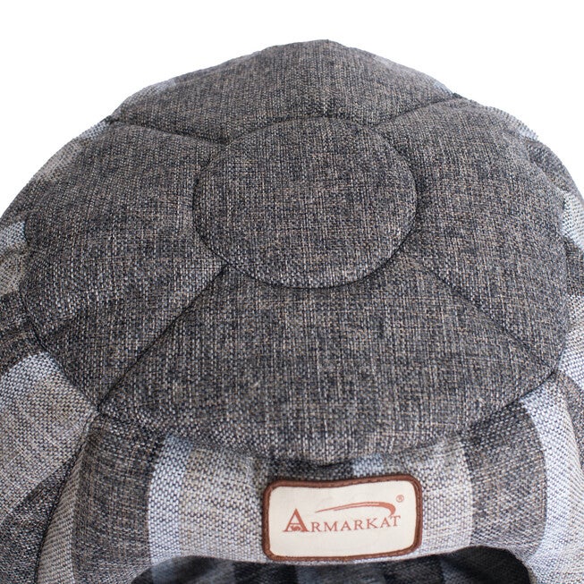 Cat Cave Bed, Gray and Silver, , alternate image number 8