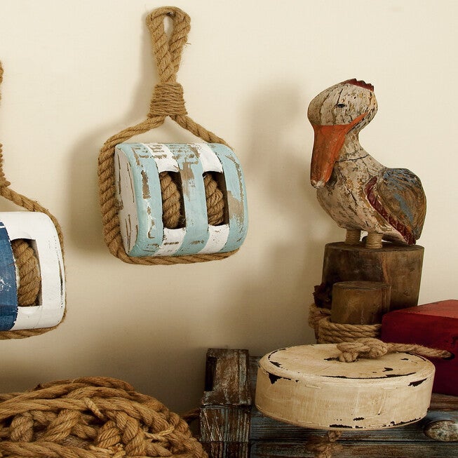 Blue Coastal Wood Wall Décor, , alternate image number null