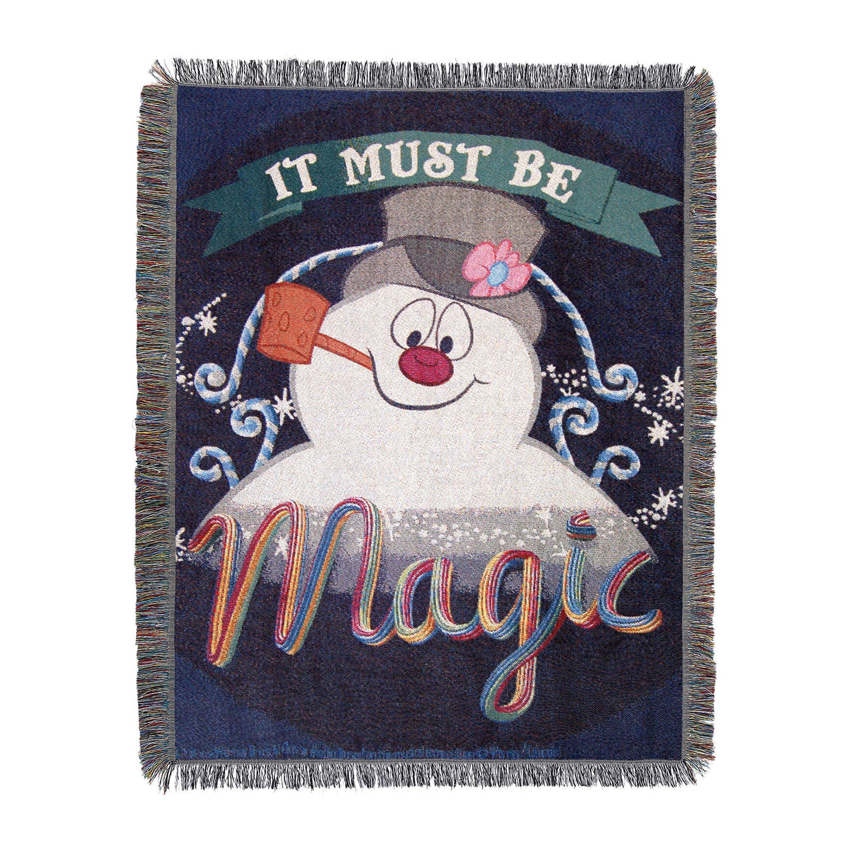 Frosty Friends Woven Blankets