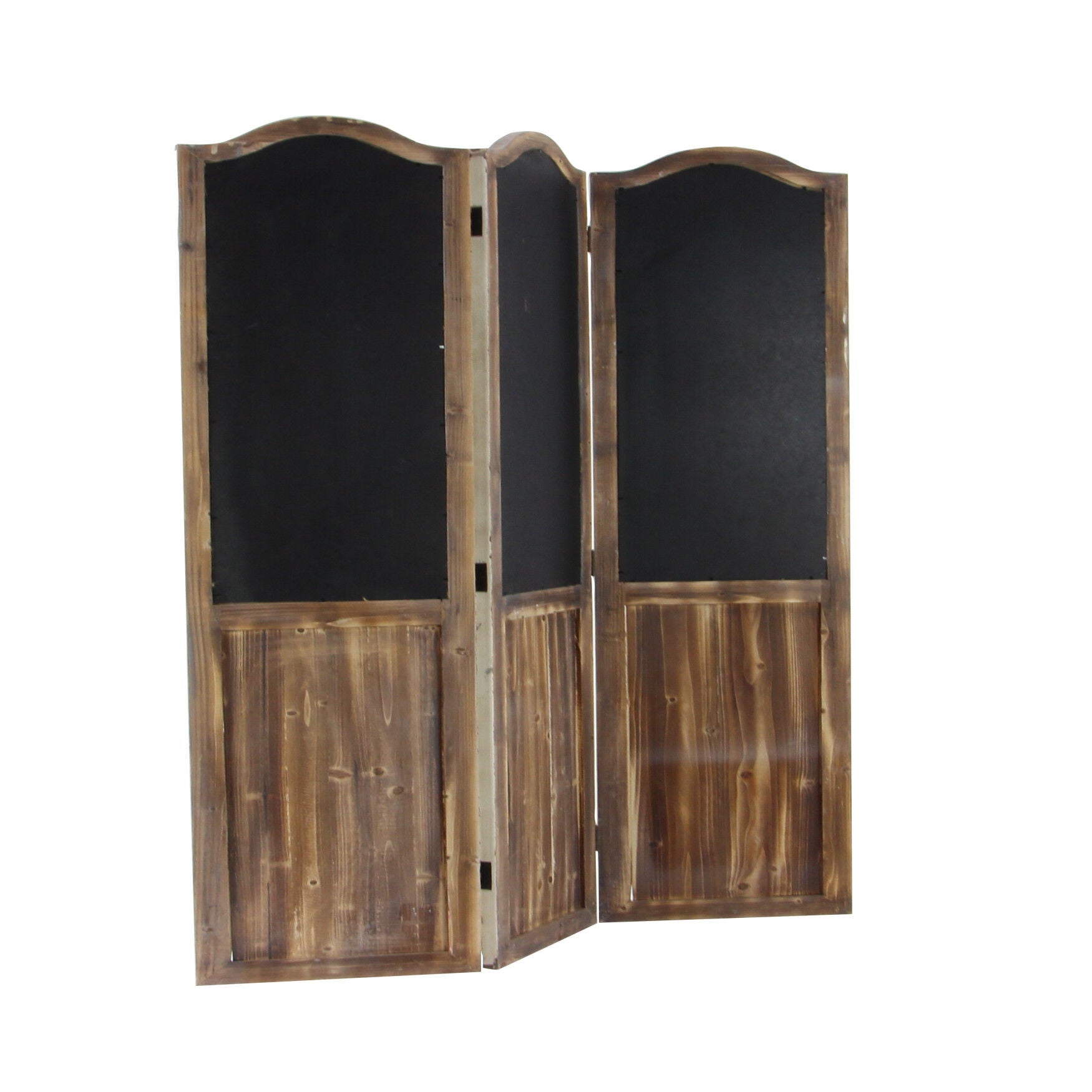 Beige Wood Farmhouse Room Divider Screen, 71 inches x 48 inches x 1 inches, , alternate image number 2