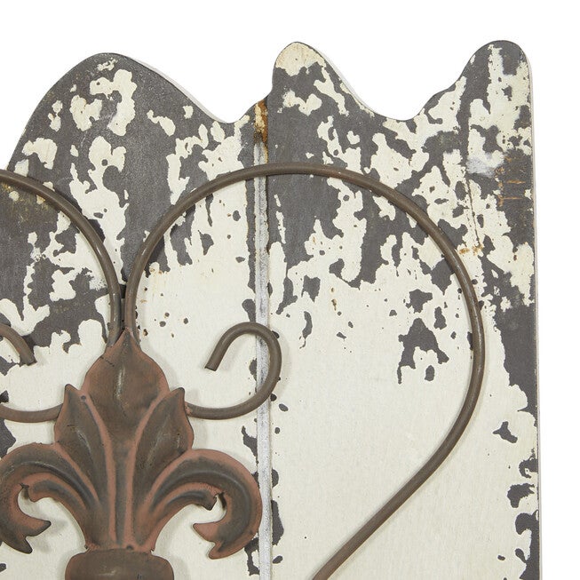 Set Of 2 White Wood Rustic Wall Décor, , alternate image number 7