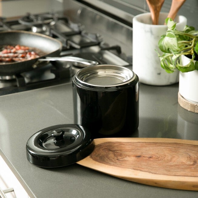 Ceramic Grease Keeper - Black, , alternate image number null