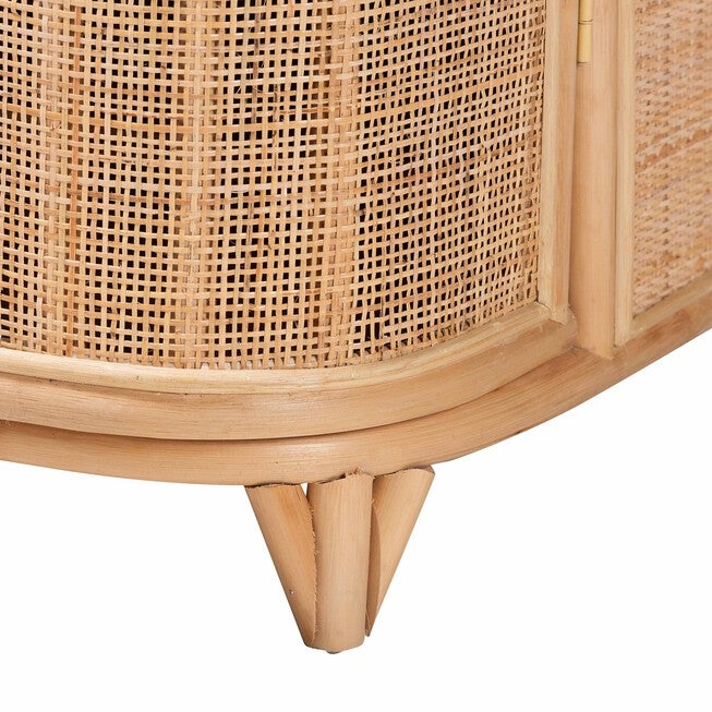 Yanka Bohemian Natural Rattan Storage Cabinet, NATURAL, alternate image number 7