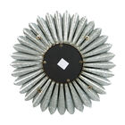 Grey Contemporary Metal Wall Mirror, , alternate image number null