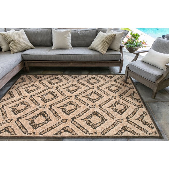 Liora Manne Portofino Palmettes Indoor/Outdoor Rug, , on-hover image number 1
