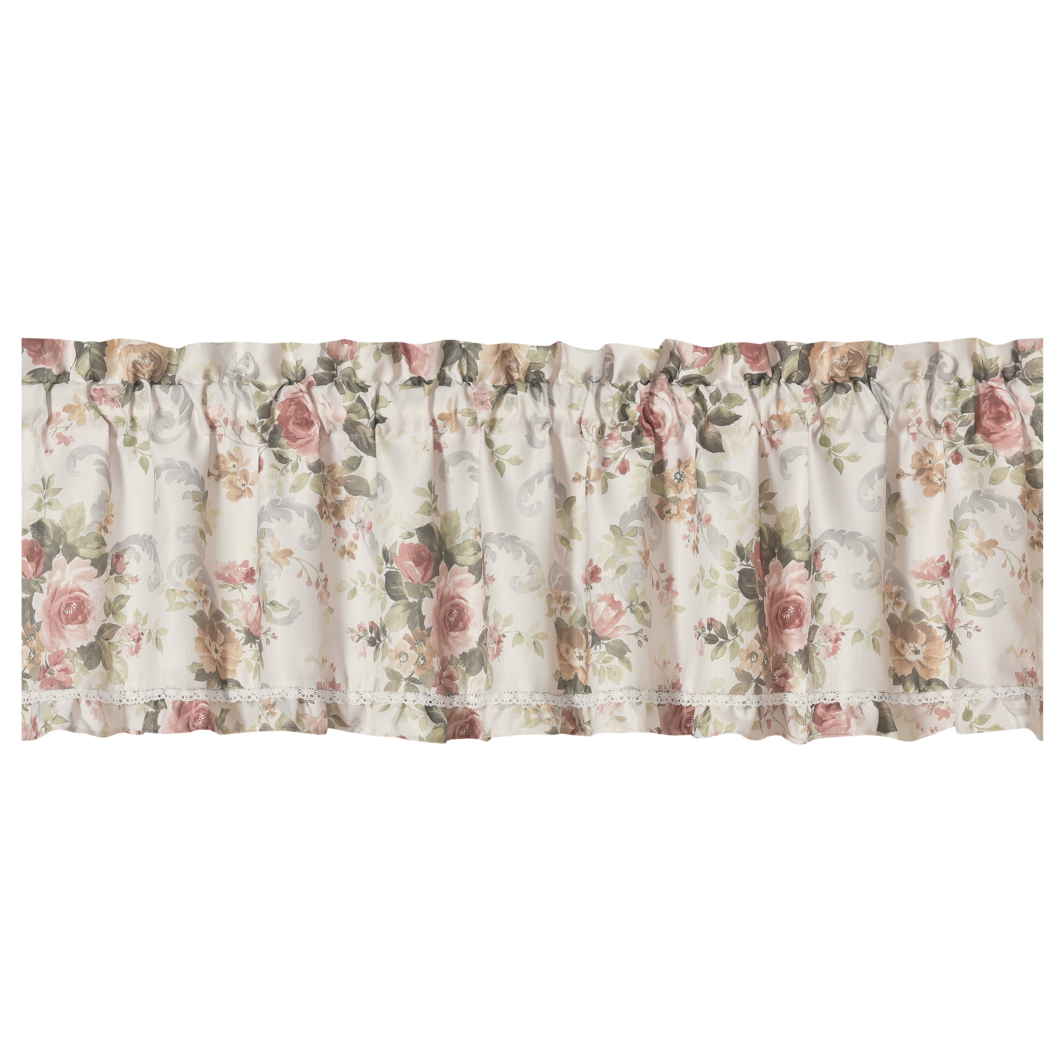 Chablis Window Straight Valance, ROSE GOLD, alternate image number 3