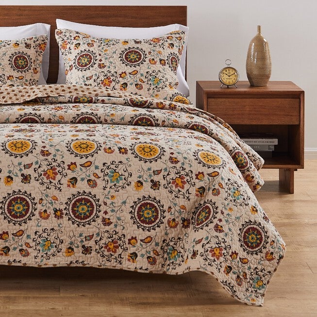 Andorra Quilt And Pillow Sham Set, MULTI, hi-res image number 0