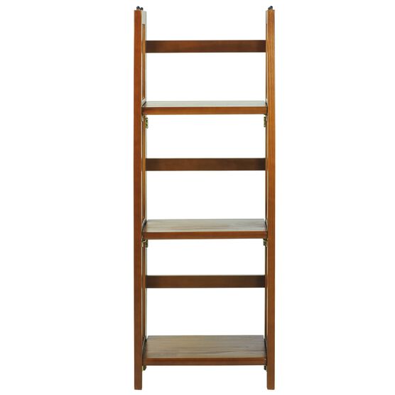 3-Shelf Folding Bookcase 14" Wide-Honey Oak, HONEY, hi-res image number null