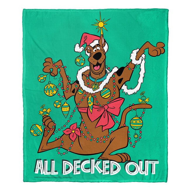Wb Scooby Doo All Decked Out Silk Touch Throw Blanket, , on-hover image number 1