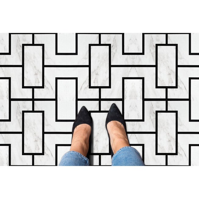 Retro 12x12 Self Adhesive Vinyl Floor Tile - Affinity - 20 Tiles/20 sq. ft., , alternate image number 2