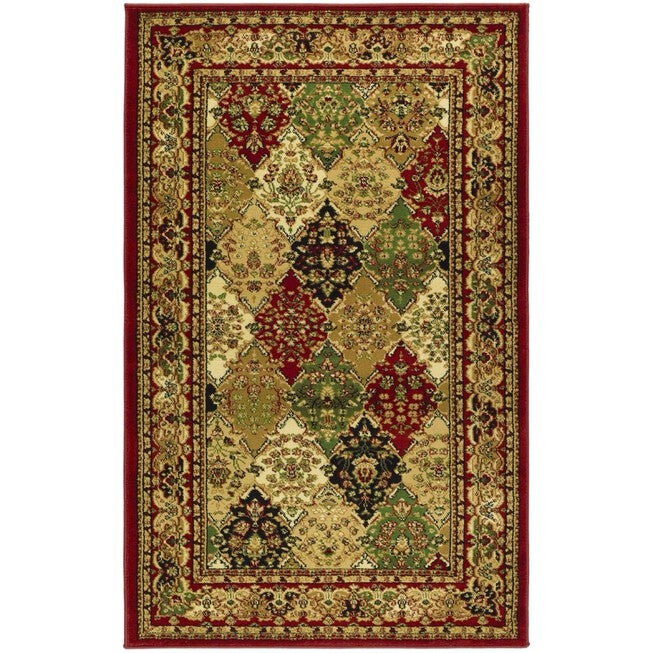 Lyndhurst 221 Multi / Red 3'-3 inches X 5'-3 inches Small Rectangle Rug, MULTI RED, hi-res image number null