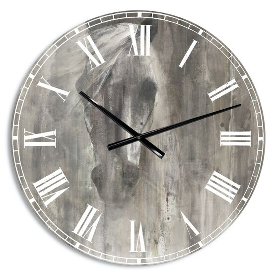 Farmhouse Horse Farmhouse Wall Clock, , alternate image number null