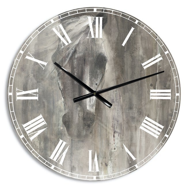 Farmhouse Horse Farmhouse Wall Clock, , alternate image number 1