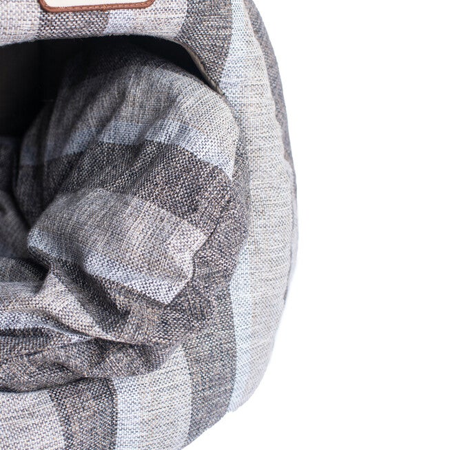 Cat Cave Bed, Gray and Silver, , alternate image number 7