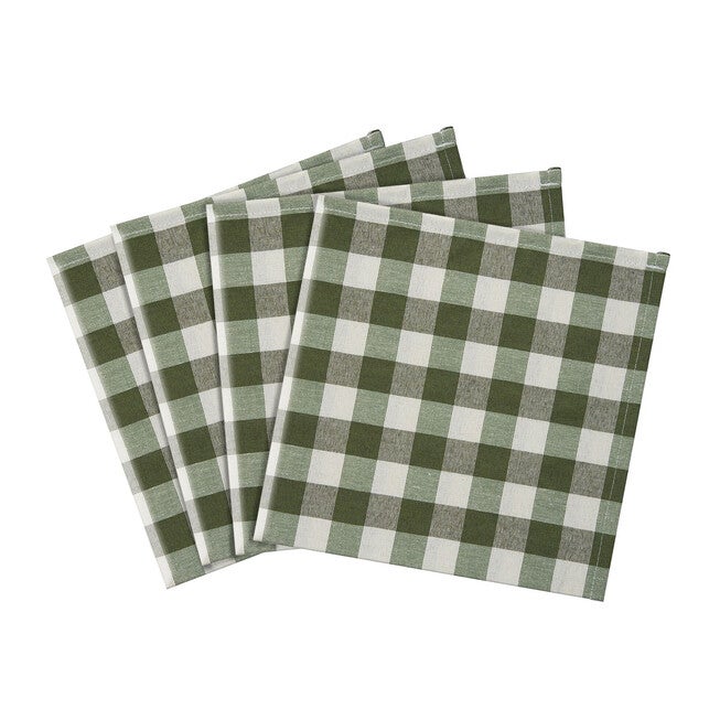 Buffalo Check Dinner Table Napkins Set of Four, , alternate image number 14