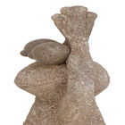 Brown Ceramic Eclectic Frogs Garden Sculpture, , alternate image number null