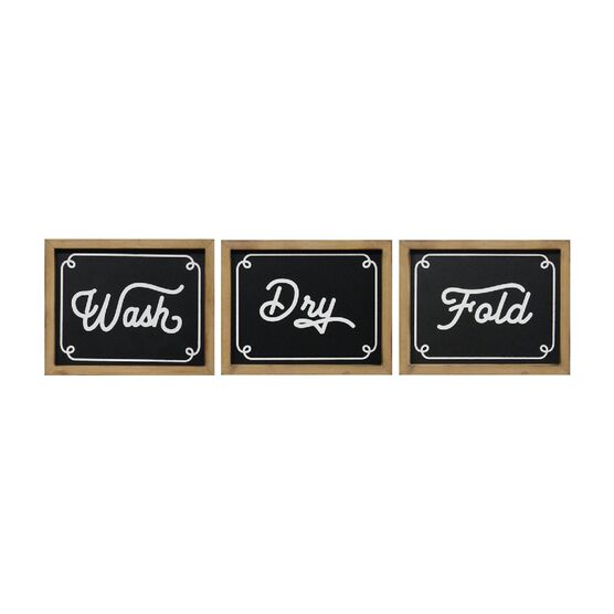 Wash Dry Fold Wall Decor Set of 3, MULTI, hi-res image number null