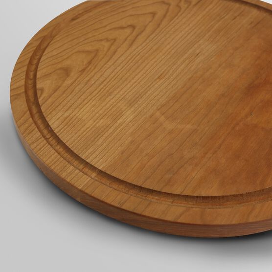 Delice Cherry Round Cutting Board with Juice Drip Groove, , alternate image number null
