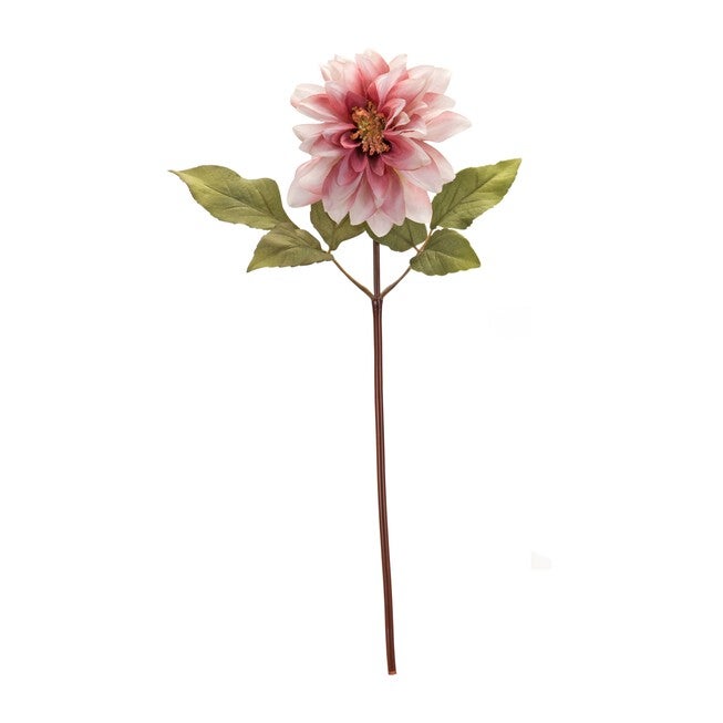 Dahlia Stem (Set of 6) 16 inchesH Polyester, PINK, alternate image number 1