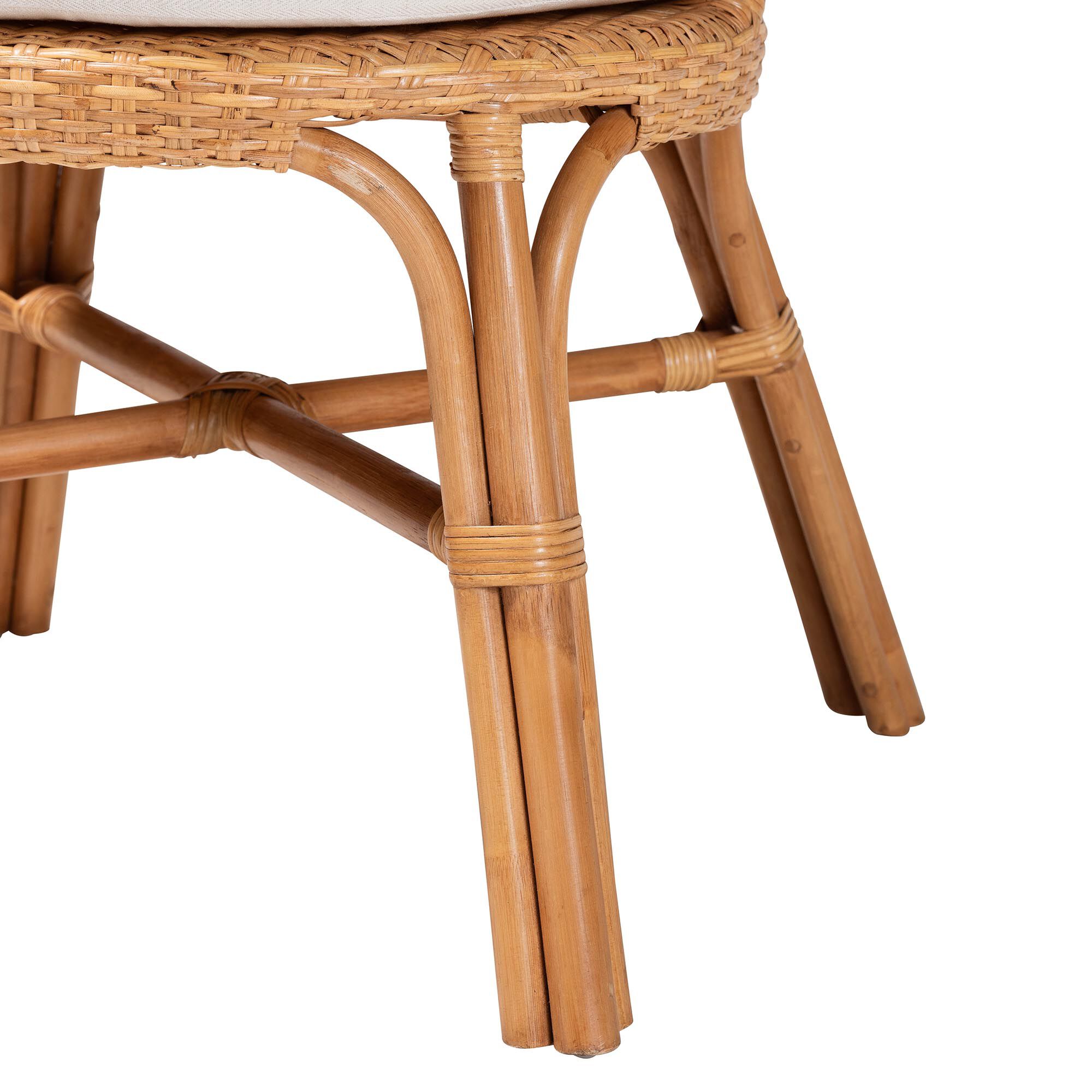 Daniela Bohemian Light Honey Rattan Dining Chair, HONEY, alternate image number 6