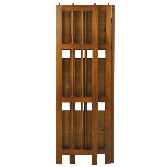 3-Shelf Folding Bookcase 14" Wide-Honey Oak, , alternate image number null