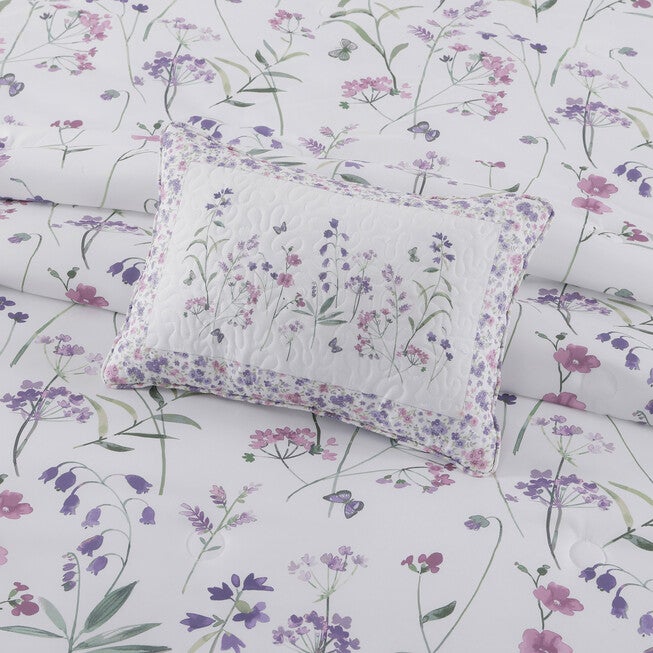 Nola Boudoir Decorative Throw Pillow, LILAC, alternate image number null