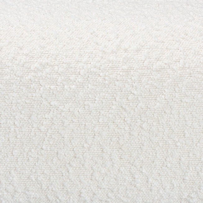 Vinicio Mid-Century Modern Cream Boucle Accent Bench, CREAM/WALN, alternate image number 5