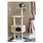 3 Tier Real Wood Cat Tree Scratch Furniture, , alternate image number 3