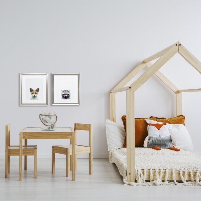 Fox Racoon Framed Wall Décor, Set Of 2, , on-hover image number 1