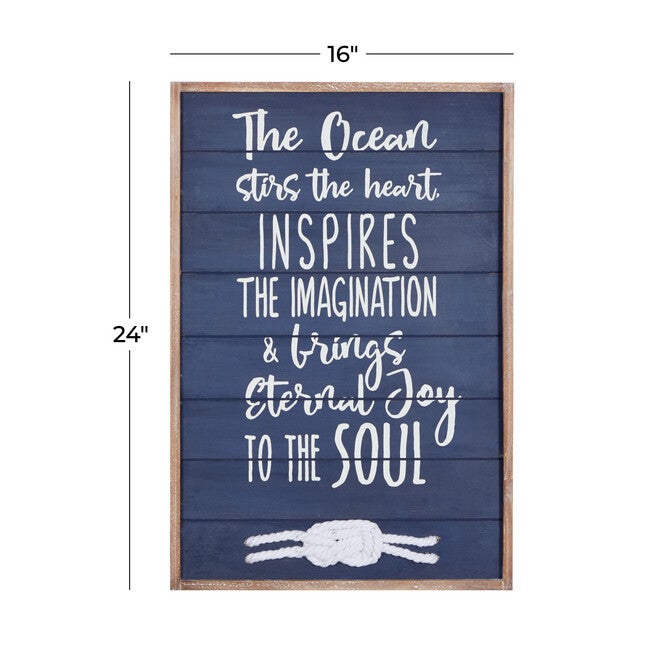 Blue Wood Farmhouse Wall Decor, , alternate image number 5