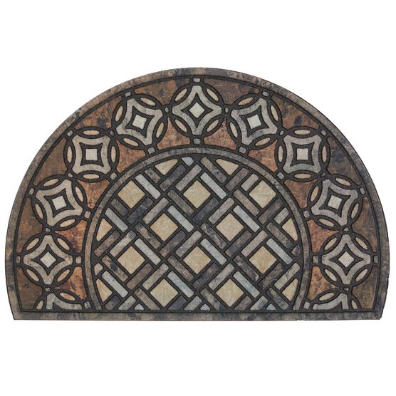 Deco Tile Slice Brown 1'11" X 2'11", BROWN, hi-res image number null