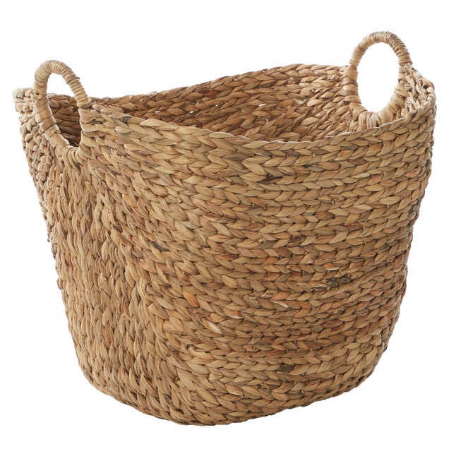 Brown Sea Grass Contemporary Storage Basket Storage Basket, BROWN, hi-res image number 0