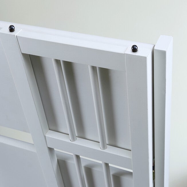 3-Shelf Folding Stackable Bookcase 27.5 inches Wide-White, , alternate image number null