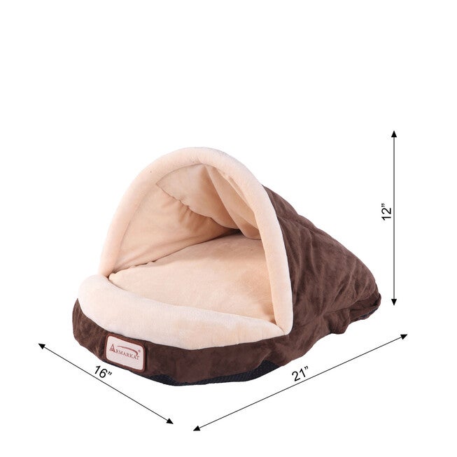 Slipper Shape Cat Dog Bed Mocha/Beige, , alternate image number 2