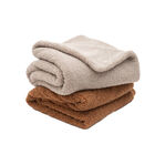 Teddy Sherpalux Plush Solid Throw, , on-hover image number null
