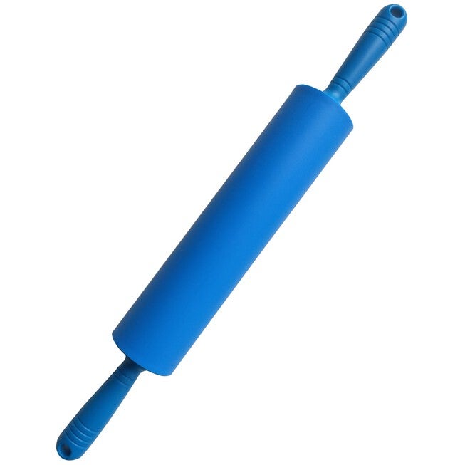Silicone Rolling Pin, BLUE, hi-res image number 0