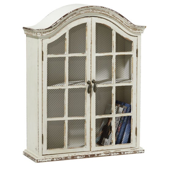 White Vintage Wood Wall Décor, WHITE, hi-res image number null